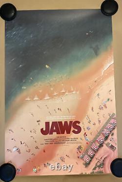 Officially Licensed Jaws Lithograph 24x34 Print By Andrew Swainson Not Mondo