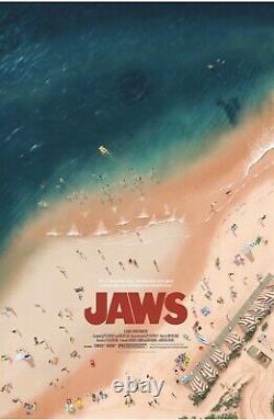 Officially Licensed Jaws Lithograph 24x34 Print By Andrew Swainson Not Mondo