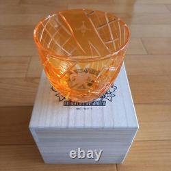 One Piece 20th Anniversary Edo Kiriko Glass Ace Limited Edition 999 pcs New