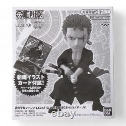 One Piece Card Game Leader Card Figure Set LECAFIG Roronoa Zoro Limited Edition