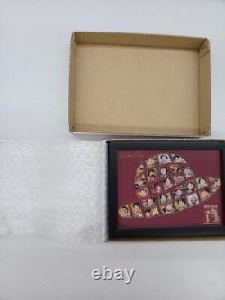 One Piece Pins set 25th Anniversary Limited Edition Straw Hat Framed Acrylic F/S