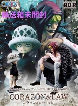 One Piece Portrait. Of. Pirates LIMITED EDITION Corazon and Law Megahouse Figure