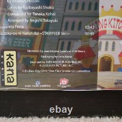 One Piece Stampede Soundtrack LP with OBI Strip (Blue Vinyl) -Ultra Rare- New