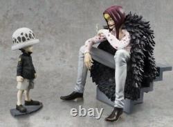 One piece Corazon & Law P. O. P LIMITED EDITION Figure 1/8 Megahouse Authentic New