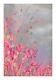 Original Art Painting Limited Edition Print Wildflowers Abstract Flowers Pink