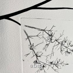 Original Etching / Limited edition fine art print / Gorse 3 of 10 Varied Edition