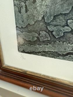 Original John Cunningham Signed Limited edition 1/30 Silent Storm framed