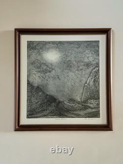 Original John Cunningham Signed Limited edition 1/30 Silent Storm framed