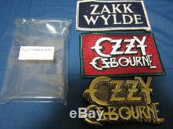 Ozzy Osbourne Bible of Ozz Japan CD Box w Book Patch Backle Black Sabbath