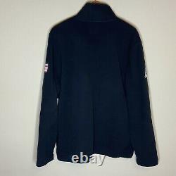 POLO RALPH LAUREN Men's Jacket XL P Racing 1992 Patch Alpine Fleece Zip $298