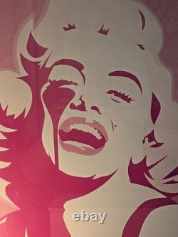 PURE EVIL Marilyn Monroe SIGNED NUMBERED LIMITED EDITION PRINT 88/100