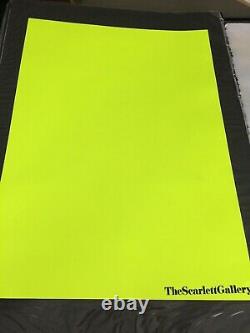 PURE EVIL'Scarlett Edition' ltd 10 pieces! / neon yellow / very rare / signed