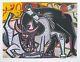 Pablo Picasso Bullfight Estate Signed & Stamped Limited Edition Giclee 20 X 26