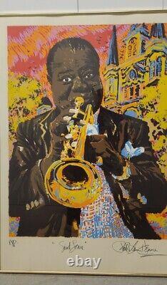 Paul Blaine Henrie Louis Armstrong Satchmo Limited Edition artist proof signed
