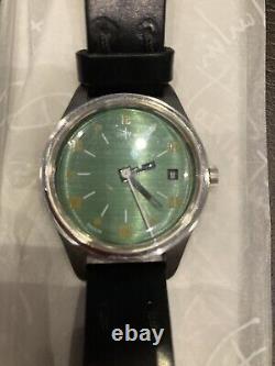 Paulin Neo WW Limited Edition Wristwatch, AnOrdain, Green Dial, Windup Watch Shp