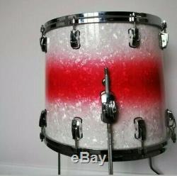 Pearl Reference, Limited Edition 4 Piece Drum Kit Red To White Pearl Fade