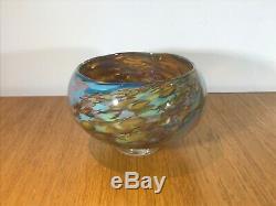 Peter Layton British Art Glass Signed Sun Reef Pattern. Glorious Piece