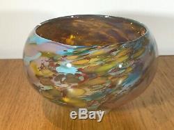 Peter Layton British Art Glass Signed Sun Reef Pattern. Glorious Piece