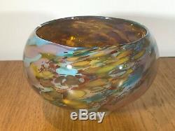 Peter Layton British Art Glass Signed Sun Reef Pattern. Glorious Piece