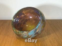 Peter Layton British Art Glass Signed Sun Reef Pattern. Glorious Piece