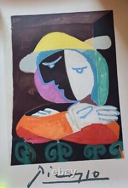 Picasso'Femme Au Balcon' Marina Collection Lithograph1983 Rare Ltd Edt Of 1000