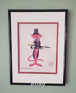 Pink Panther Friz Freleng Limited Edition Serigraph Cel It's Show Time -framed