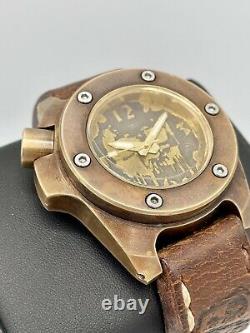 Piotr Ch Thunder Bronze Skull Dial Bronze Patina Piece Unique 46mm Automatic