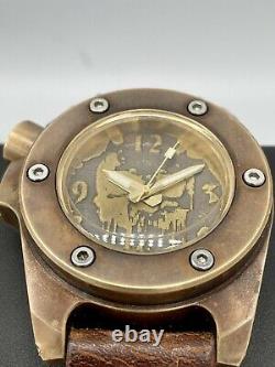 Piotr Ch Thunder Bronze Skull Dial Bronze Patina Piece Unique 46mm Automatic