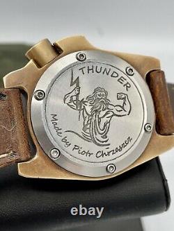 Piotr Ch Thunder Bronze Skull Dial Bronze Patina Piece Unique 46mm Automatic