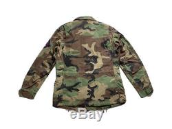 Polo Ralph Lauren M-65 Camouflage Military USA Flag Skull Patch Field Jacket L