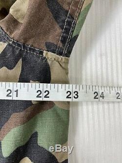 Polo Ralph Lauren M-65 Camouflage Military USA Flag Skull Patch Field Jacket L