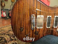 Prs Modern Eagle Limited Ltd. Black Gold One Piece Top Madagascar Rosewood Neck