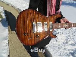 Prs Modern Eagle Limited Ltd. Black Gold One Piece Top Madagascar Rosewood Neck