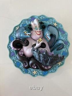 RARE Limited Edition Ursula's Spell Collectible Relief 3D Plate COA 3-D