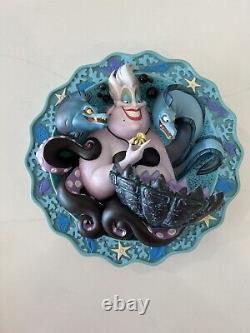 RARE Limited Edition Ursula's Spell Collectible Relief 3D Plate COA 3-D