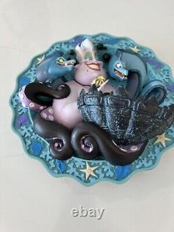 RARE Limited Edition Ursula's Spell Collectible Relief 3D Plate COA 3-D