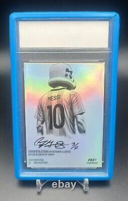 RF Limited Edition Cards Lionel Messi Stormtrooper /4 Art Piece Argentina Soccer