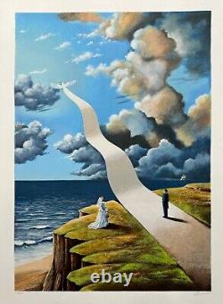 Rafal Olbinski SHAPE OF INTIMATE ILLUSION Hand Signed Limited Edition Serigraph