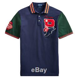 Ralph Lauren Polo Limited Edition P Wing Bulldog Varsity Patch Shirt New