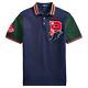 Ralph Lauren Polo Limited Edition P Wing Bulldog Varsity Patch Shirt New