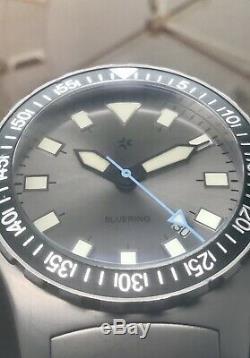 Rare Halios Bluering Limited Edition Swiss ETA Automatic 100 Pieces 44.5mm 300m