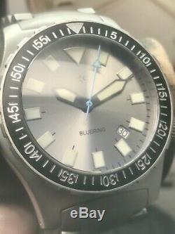 Rare Halios Bluering Limited Edition Swiss ETA Automatic 100 Pieces 44.5mm 300m