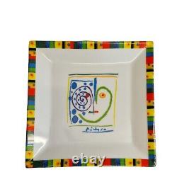 Rare Succession Picasso's The Heart Limited Edition 2005 MMI Rare 5 Piece Plates