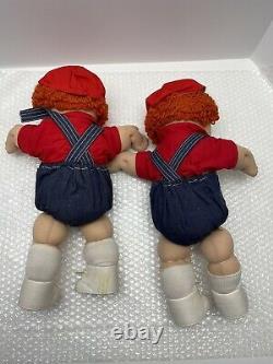 Rare Tsukuda Limited Edition Cabbage Patch Kids Twins Japan 85 Stew & Bennet