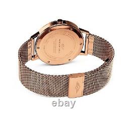 Rose Gold Gloss Limited Edition Swiss Mvt Watch By Nation of Souls RRP £189