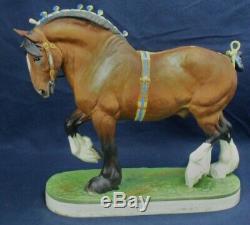 Royal Worcester SHIRE HORSE Ltd 500 pieces DORIS LINDNER circa 1964