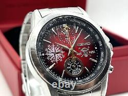 SEIKO Limited Edition ONE PIECE 20th Anniv Luffy Chronograph Watch 7T92-HBC0