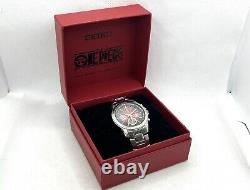 SEIKO Limited Edition ONE PIECE 20th Anniv Luffy Chronograph Watch 7T92-HBC0