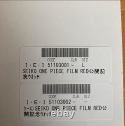 SEIKO One Piece FILM RED Collaboration Watch 2000 Limited Edition New F/S