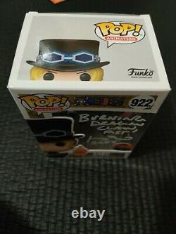 SIGNED One Piece SABO Certified Signed TOYZILLA Limited #9/100 Edition Funko POP